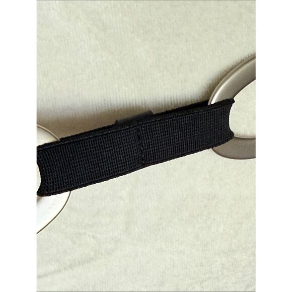 Sandy Duftler leather/elastic fabric belt main image 5